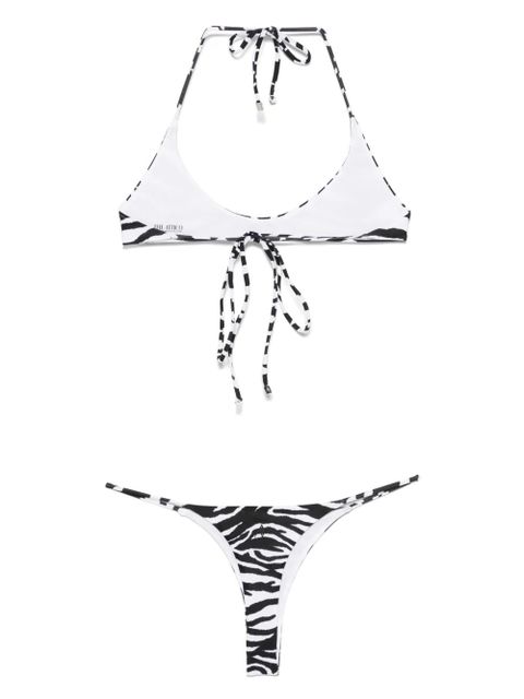The Attico zebra-print bikini - White - zdjęcie produktu nr 2