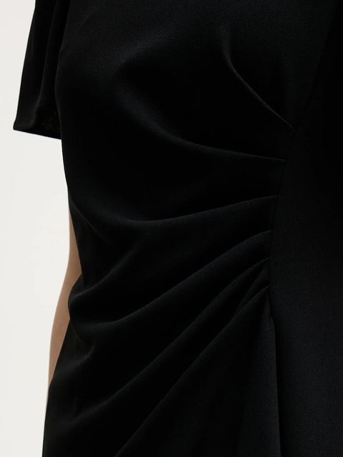 Dkny sukienka kolor czarny mini prosta DD6A1959