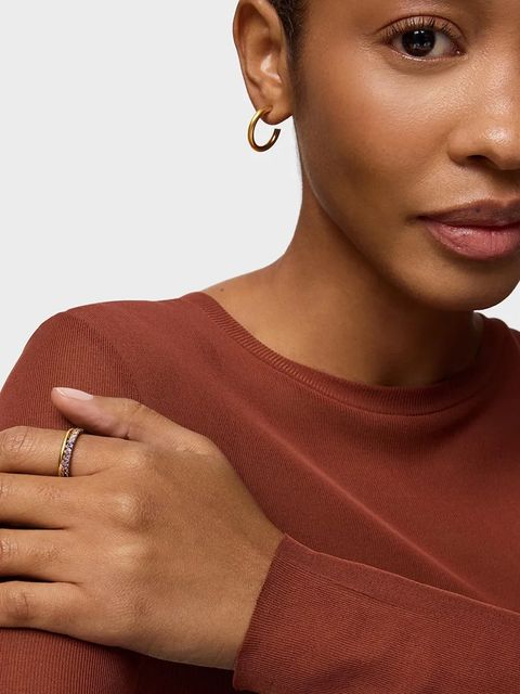 Tous pierścionek ze srebra pokrytego złotem