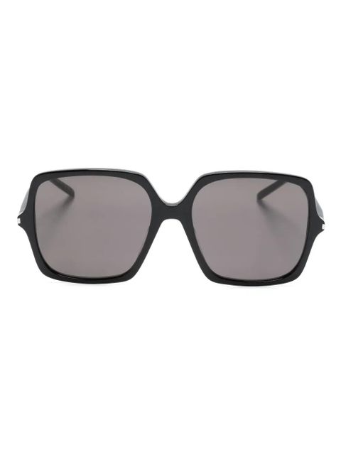 Saint Laurent Eyewear SL 591 square-frame sunglasses - Black - zdjęcie produktu nr 1