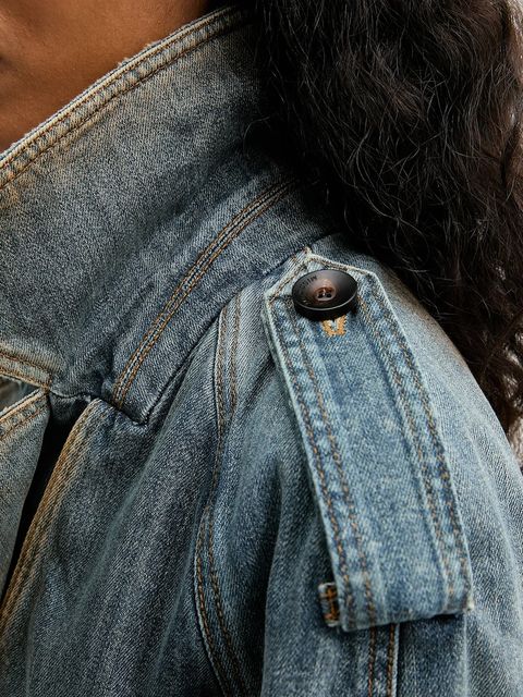 Miss Sixty płaszcz jeansowy