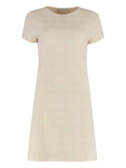 Tory Burch geometric pattern dress - Neutrals - zdjęcie produktu nr 1