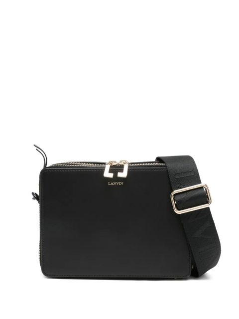 Lanvin logo-print shoulder bag - Black - zdjęcie produktu nr 1