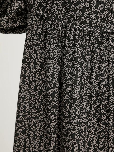 Marc O'Polo sukienka kolor szary mini rozkloszowana 510120821329