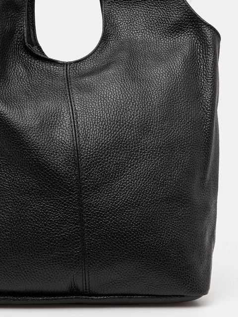 Answear.LAB torebka skórzana kolor czarny