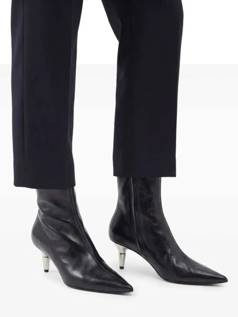 Proenza Schouler Spike pointed-toe ankle boots - Black