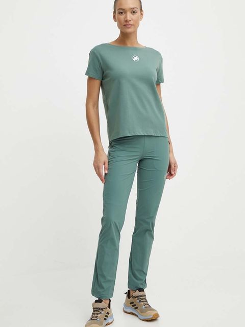 Mammut t-shirt Seon damski kolor zielony