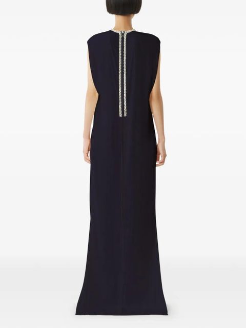 Lanvin embellished maxi dress - Blue