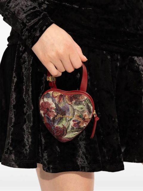 GANNI nano Tapestry tote bag - Red