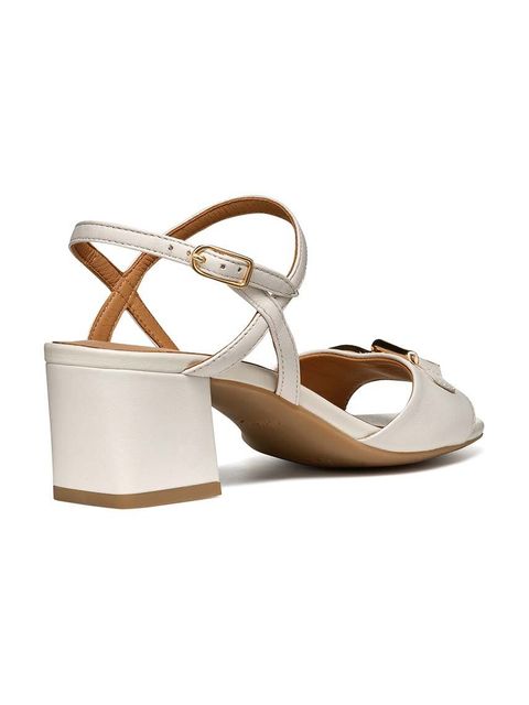 Geox sandały skórzane D NEW ERAKLIA 50 A kolor beżowy D45RNA 000TU C5322