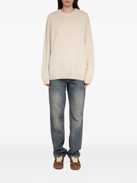 Zadig&Voltaire Swyna LC Bijoux star-embellished sweater - Neutrals