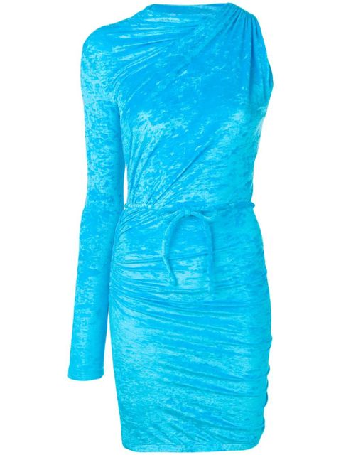 Balenciaga draped mini dress - Blue - zdjęcie produktu nr 1