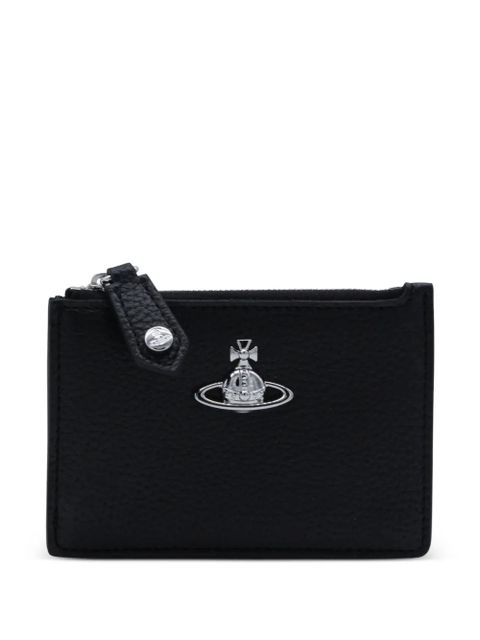 Vivienne Westwood zip plaque wallet - Black - zdjęcie produktu nr 1