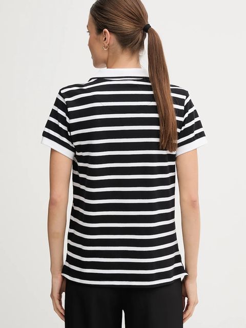 Pedro del Hierro polo damski kolor czarny 4532381