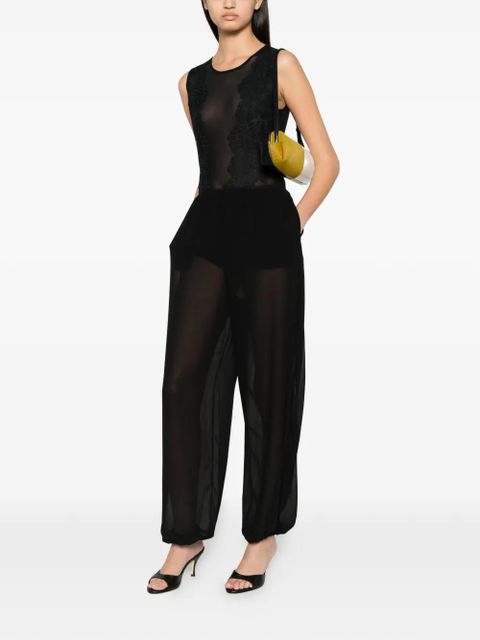 TWINSET flower-lace bodysuit - Black - zdjęcie produktu nr 2