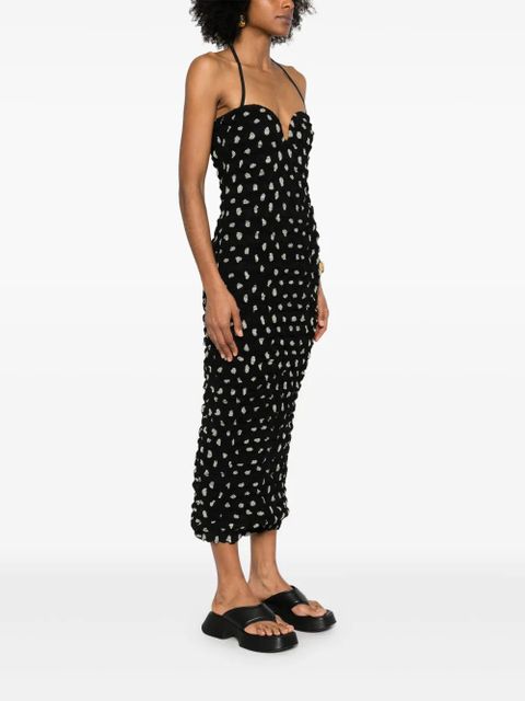 Nanushka Haylen midi dress - Black - zdjęcie produktu nr 2