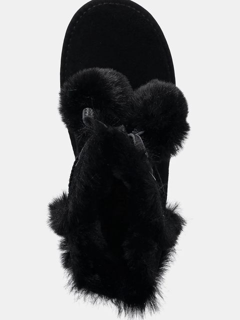 Liu Jo śniegowce zamszowe JIL 05 kolor czarny SF5101PX00222222