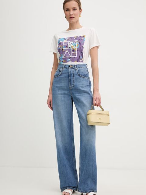 Marella t-shirt damski bawełniany Emme by Marella - zdjęcie produktu nr 1