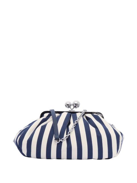 Weekend Max Mara striped sailboat-embellished shoulder bag - Blue - zdjęcie produktu nr 2