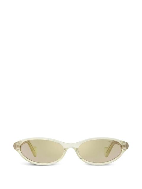 Moncler Eyewear oval-frame sunglasses - Neutrals - zdjęcie produktu nr 1