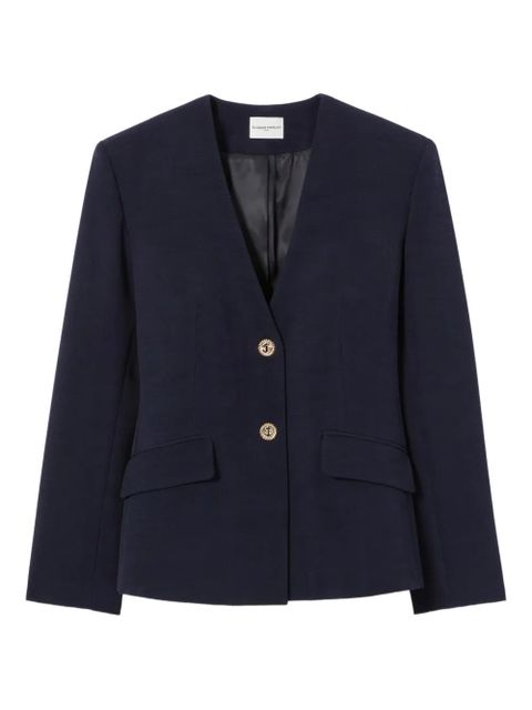 Claudie Pierlot anchor button blazer - Blue - zdjęcie produktu nr 1
