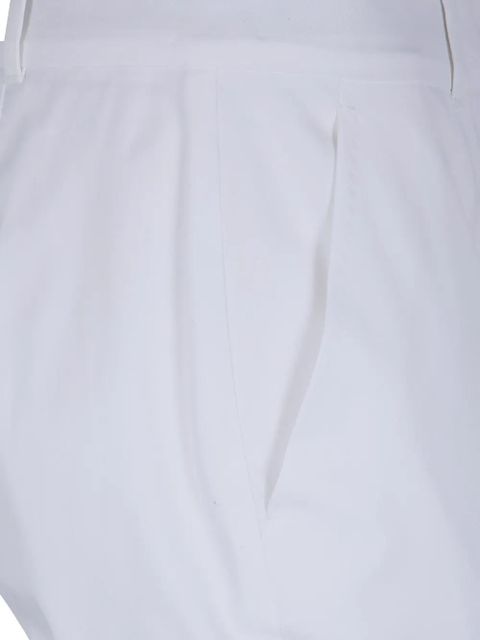 Max Mara pressed-crease trousers - White