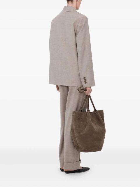 LouLou de Saison Norma double-breasted peak-lapel blazer - Neutrals