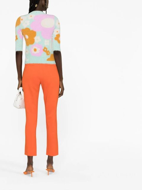 Sportmax mid-rise cropped trousers - Orange