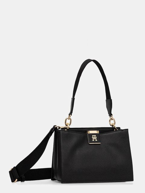 Tommy Hilfiger torebka kolor czarny AW0AW17722 - zdjęcie produktu nr 2