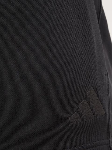 adidas szorty bawełniane ALL SZN damskie kolor czarny gładkie high waist JJ4920