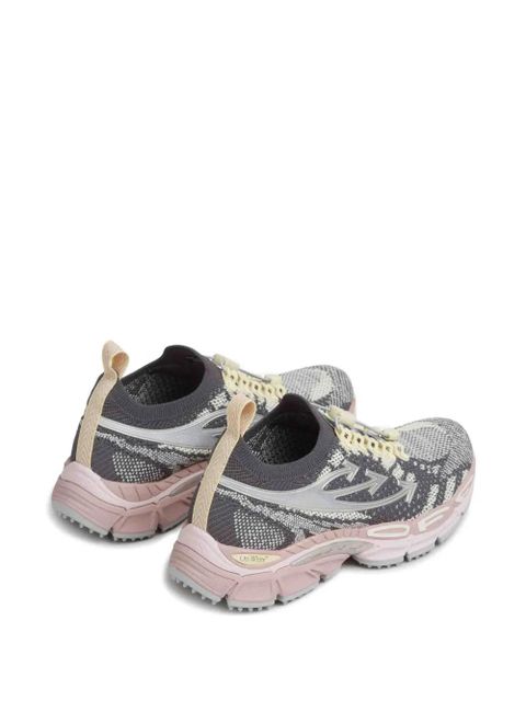 Off-White W-Be Right Back Knit-001 lace-up sneakers - Grey