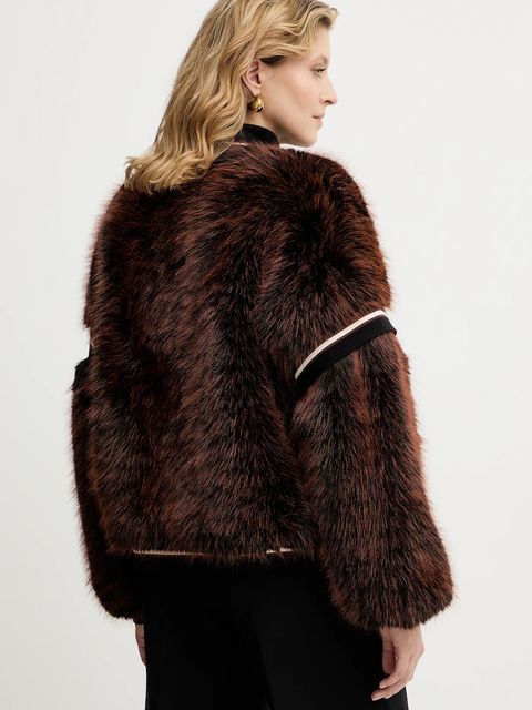 Guess kurtka KATIA kolor brązowy przejściowa W5BL67 W3790