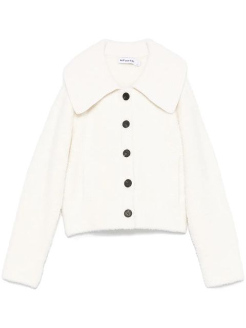 Self-Portrait thick-knit cardigan - Neutrals - zdjęcie produktu nr 1