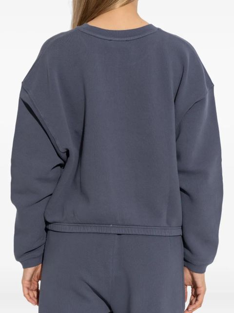 American Vintage Izubird logo-printed sweatshirt - Blue