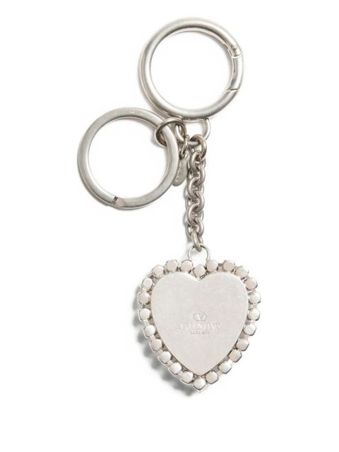 Valentino Garavani Coeur Hyperbole bag charm - Silver