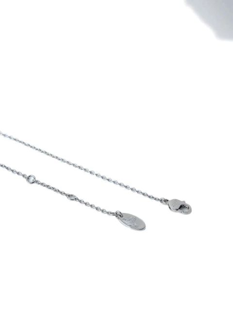 Vivienne Westwood crystal-embellished pendant necklace - Silver - zdjęcie produktu nr 2
