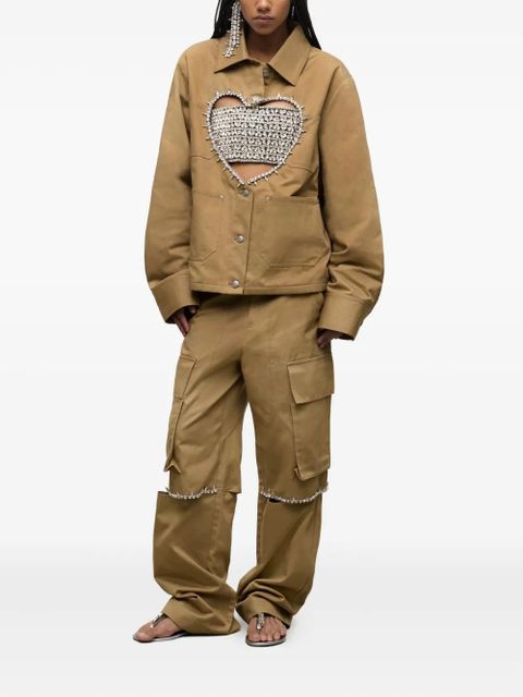 AREA Crystal Heart jacket - Brown - zdjęcie produktu nr 2