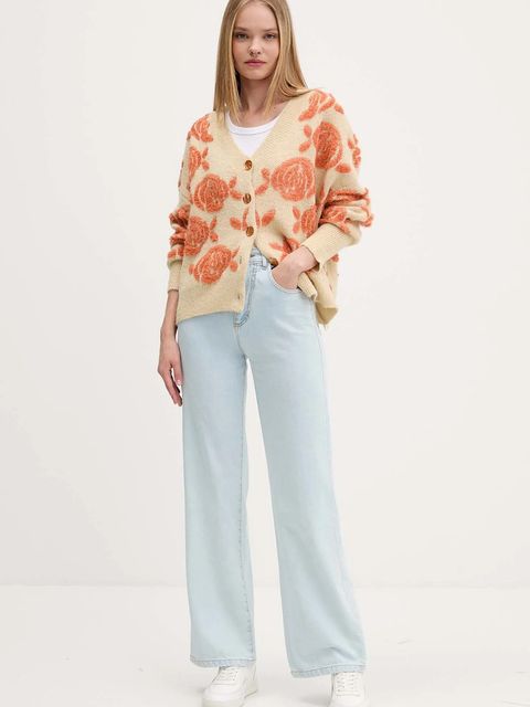 Desigual kardigan z domieszką wełny CARTER - zdjęcie produktu nr 1