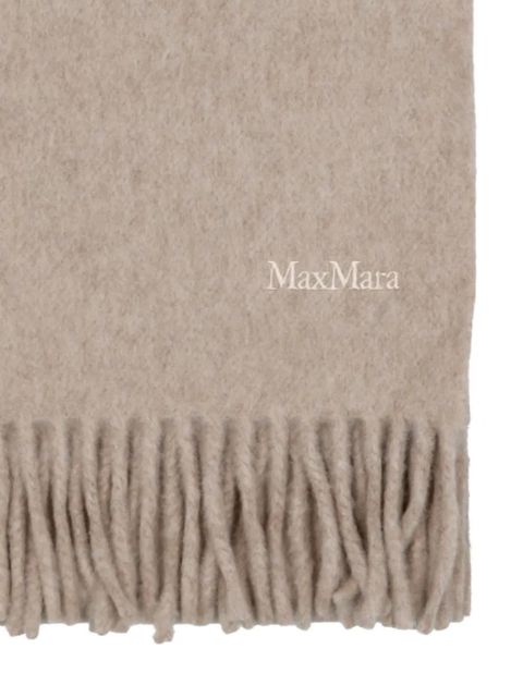 Max Mara fringed scarf - Neutrals - zdjęcie produktu nr 2