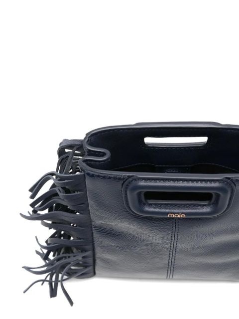 Maje mini fringe handle cross body bag - Blue - zdjęcie produktu nr 2