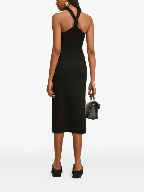 Cult Gaia Erika halterneck midi dress - Black