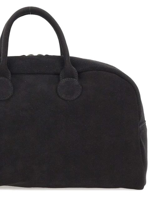 Marge Sherwood Soft Bowling suede tote bag - Black