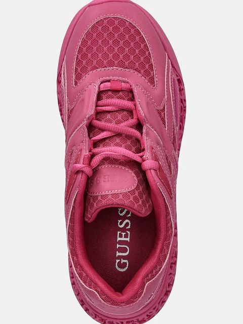 Guess sneakersy SWANIA damskie kolor różowy FLTSWA LEA12