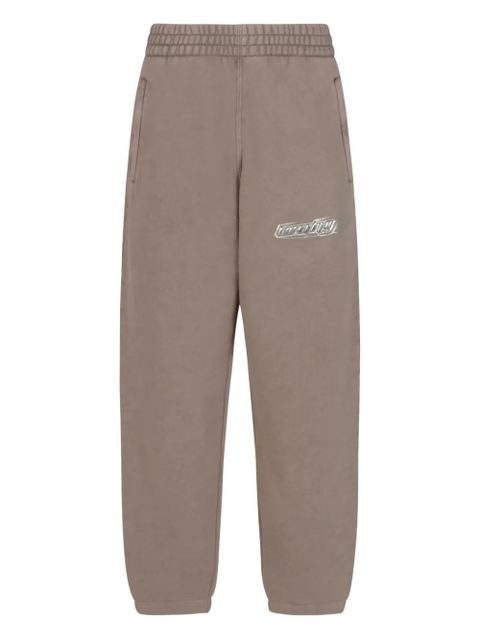 Alexander Wang logo-patch track pants - Neutrals - zdjęcie produktu nr 1