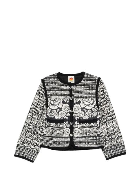 FARM Rio Cashews And Birds Ri padded jacket - Black - zdjęcie produktu nr 1