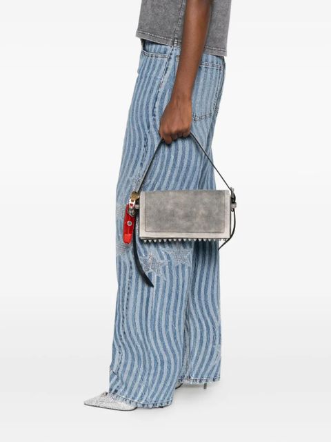 Alexander Wang studded flap shoulder bag - Grey