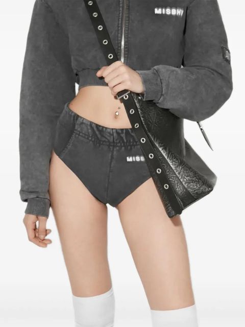 MISBHV Community Super logo shorts - Grey