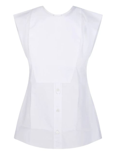 Victoria Beckham button-front sleeveless top - White - zdjęcie produktu nr 1