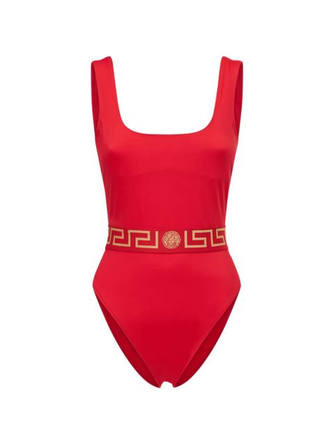 Versace square-neck swimsuit - Red - zdjęcie produktu nr 1