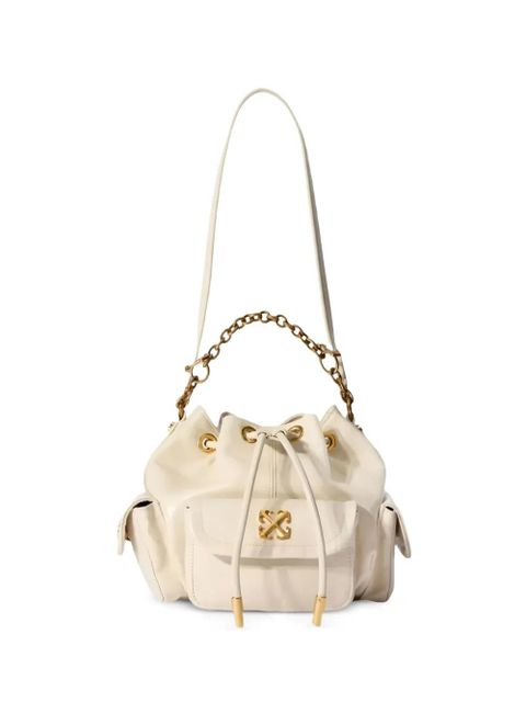 Off-White Dumbo.B leather bucket bag - Neutrals - zdjęcie produktu nr 1